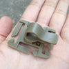 2PCS EDC Drink Tube Clip Gear Water Pipe Hose Clamp Backpack Molle Carabiner Tactical Buckle Outdoor Camping Hike Accessories