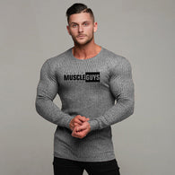 Men fashion t shirt 2019 NEW Spring summer Slim shirts male Tops Leisure Bodybuilding Long Sleeve personality tees clothing