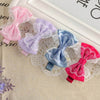 Adorable Baby Headwear Cute Lace Bowknot Hair Clips Baby Girl Hairpin Child Hair Accessories Problema della carta *5